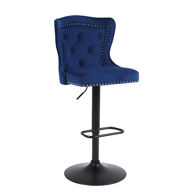 Kitchen swivel stool with diamond lion head